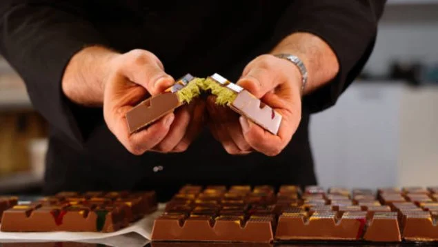 como hacer chocolate de dubai